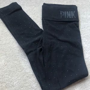 Pink by Victoria's Secret studded leggings